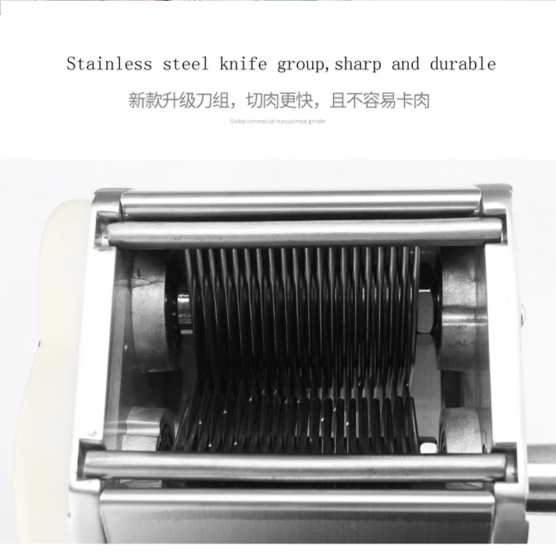 Manual Meat Cutter Commercial Vegetable Radish Slicer Small Portable Convenient Bean Skin Shredder Kitchen Tool