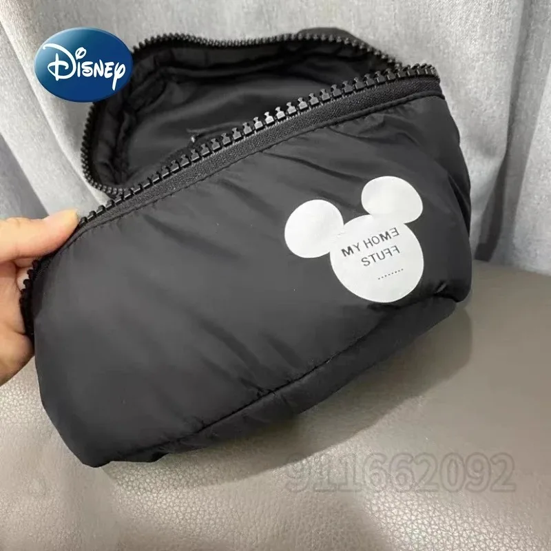 Disney Mickey New Cosmetic Bag Cartoon Fashion borsa cosmetica portatile da donna borsa da viaggio di grande capacità multifunzionale