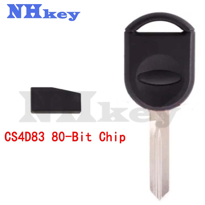 NHKEY dla 2000-2020 H92 Transponder klucz/CS4D83 80-Bit Chip/typ szuflady/ostrze klucz z słowo SA/FO38R/z Concav 4D63