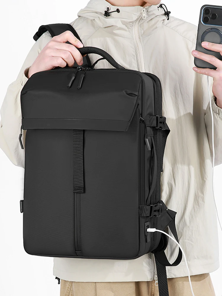large-capacity-waterproof-business-travel-backpack-men's-multi-functional-computer-bag-with-multiple-pockets-casual-simple-style