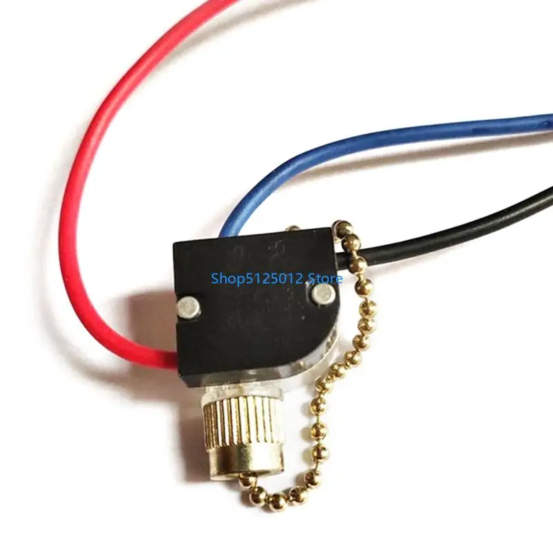 G8TC Universal 3-Wire Ceiling Beaded Ball Pull Chain Switch Easy to Install