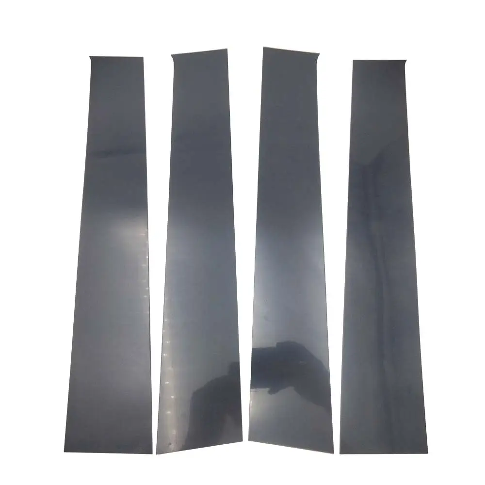 

4Pcs Piano Black Posts Pillar Set Door Trim Cover Kit For Dodge RAM 1500 2500 3500 2009-2018