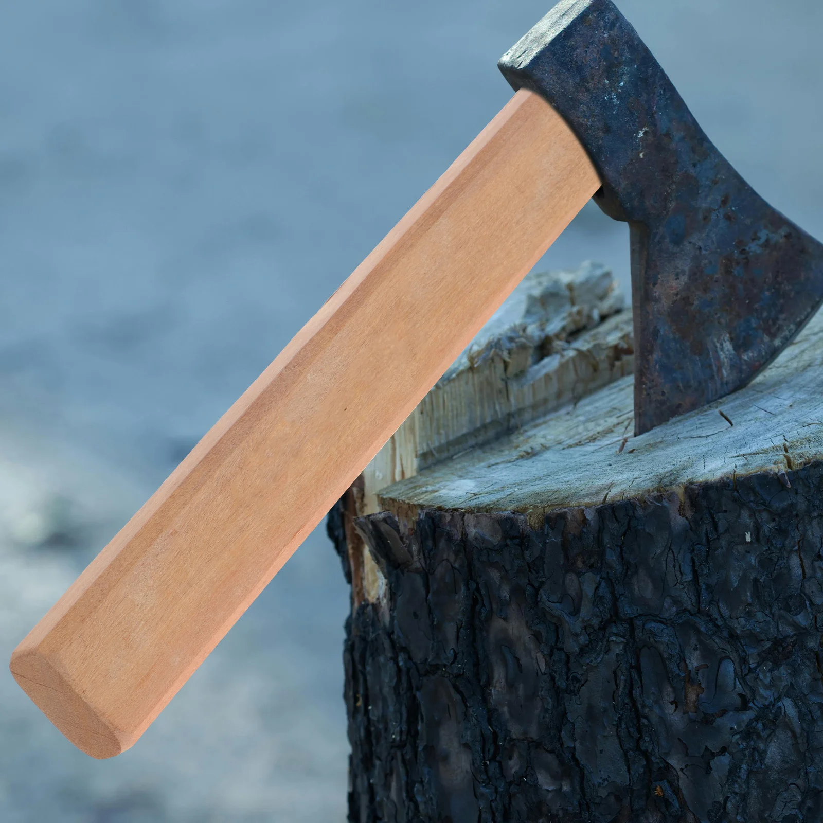 

Wooden Durable Smooth For Firewood Cutting Gardening Outdoor Use Replacement Hammer Handle Replacement Handles Axe Wood Handle