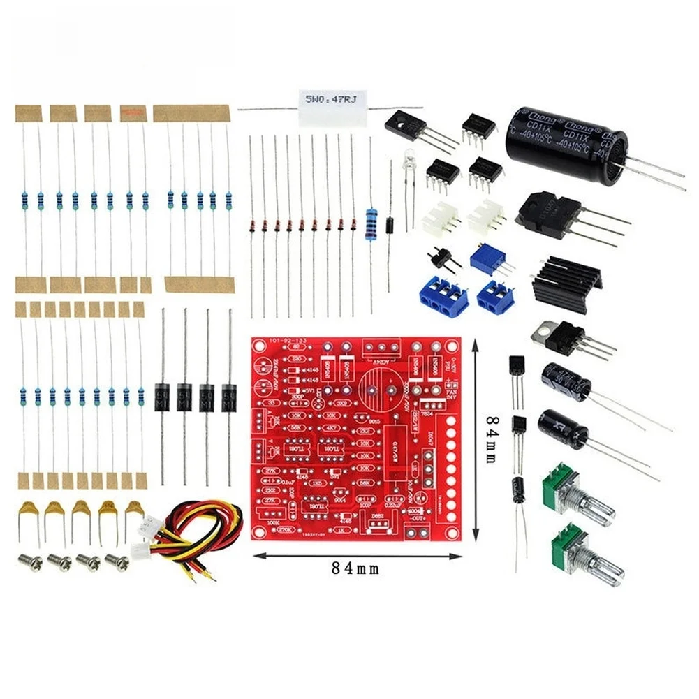 Adjustable DC Power Supply 0 30V 2mA 3A DIY Kit With Short Circuit Protection For Electronic Testing And Development