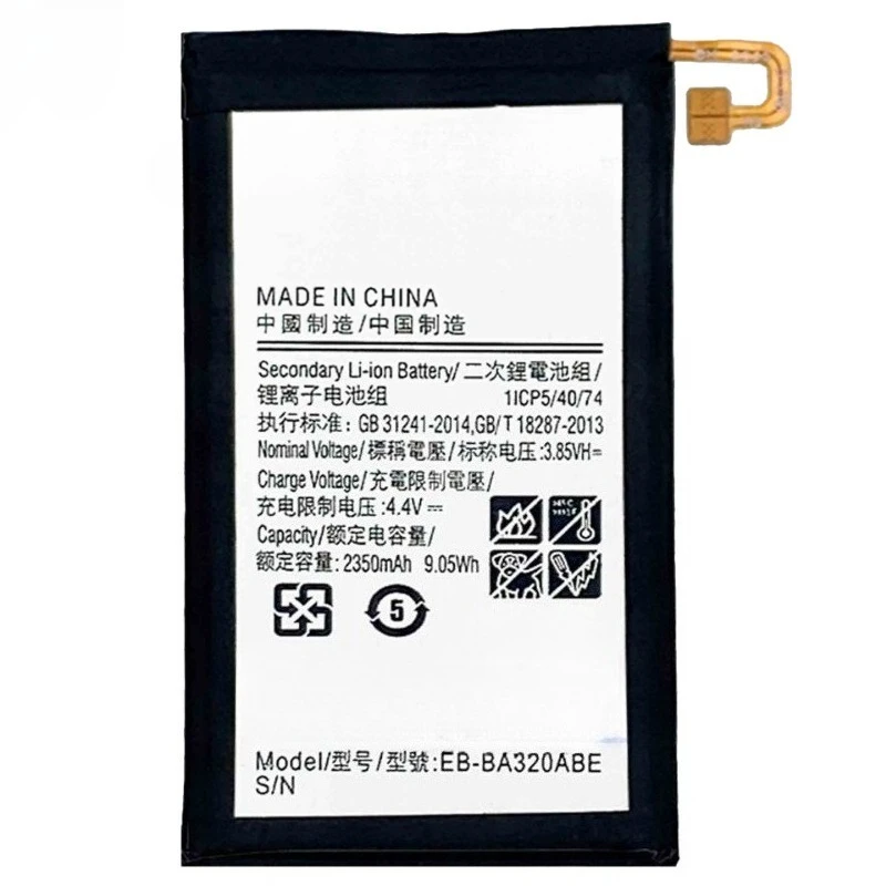 แบตเตอรี่โทรศัพท์มือถือ EB-BA320ABE 3.85V 2350mAh สำหรับ Samsung Galaxy A3 A5 A6 A7 A8 A9 Star 2015 2016 2017 2018 ของใหม่