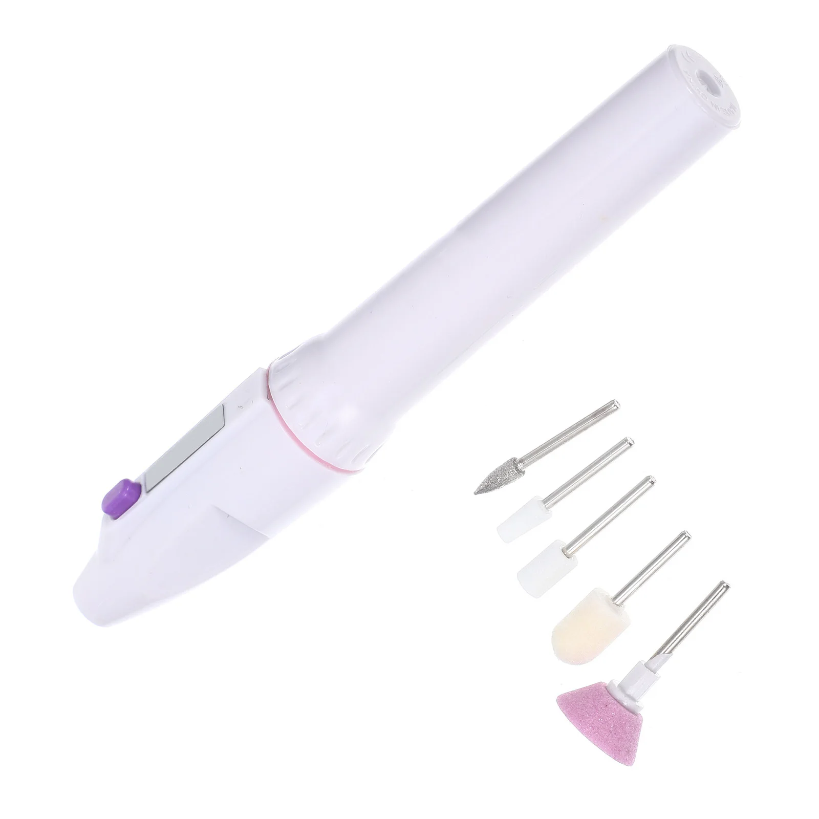 

Electric Drill For Manicure Professional Nail File Portable Travel Use With 5 Bits Electric Nail File Tool