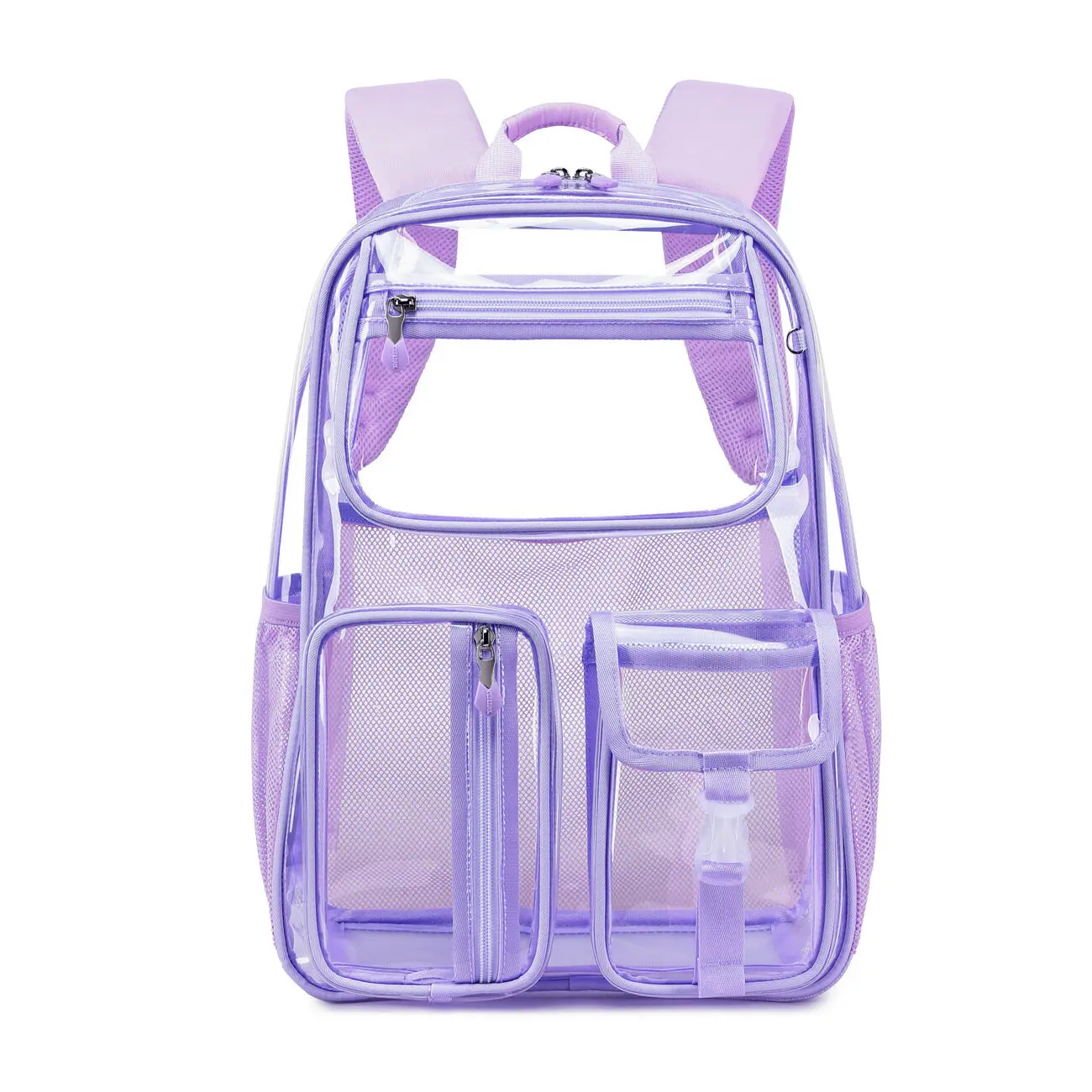 AOK School Bags College TPU Transparent Jelly Bag Large Capacity Backpack For Middle School Student School Bags For Woman