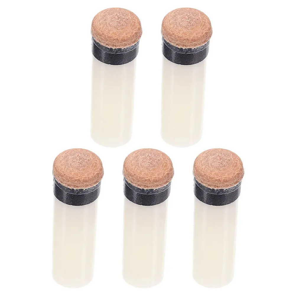 

5Pcs Replacement Cue Tips for Pool Stick High-Durability Anti-Wear Billiard Cue Tip Heads Easy Install Lightweight Performance