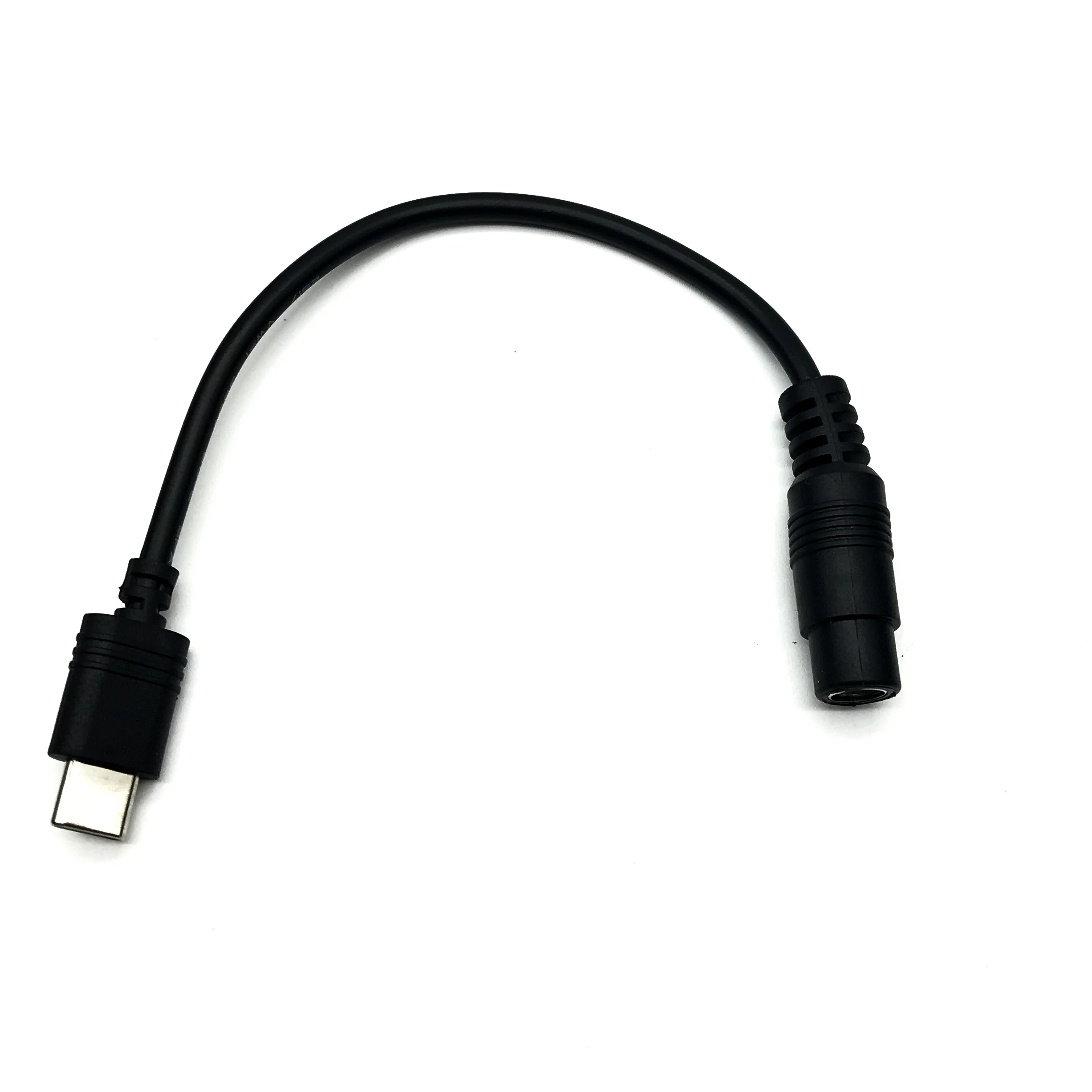 DC5.5 X 2.1มม.แจ็คหญิงประเภท-C ปลั๊ก USB 3.1ไมโคร Usb ชาย DC Power Connector Adapter DC ประเภท C 19ซม.ชาร์จ