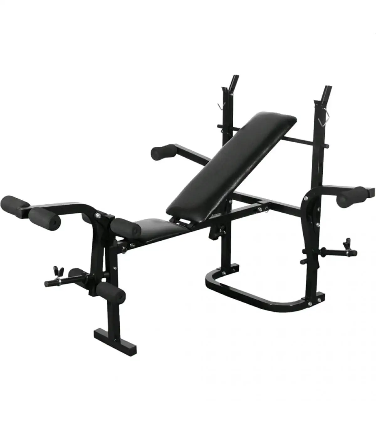 Weight lifting machines black gym weight bench