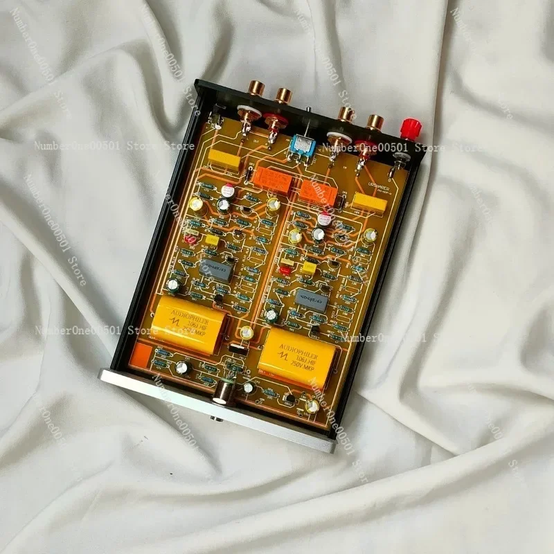 MM/MC dynamic magnetic head amplifier low noise vinyl record player discrete components Class A circuit