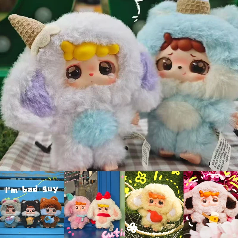 

New IP Original Baby Three Mitutu Hulala Blind Box Action Figure Toy Kawaii Dolls Mystery Box Action Figure Children Gift