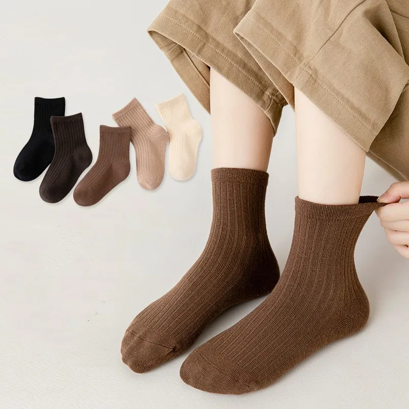 

5 пар/партия, Детские хлопковые носки в полоску