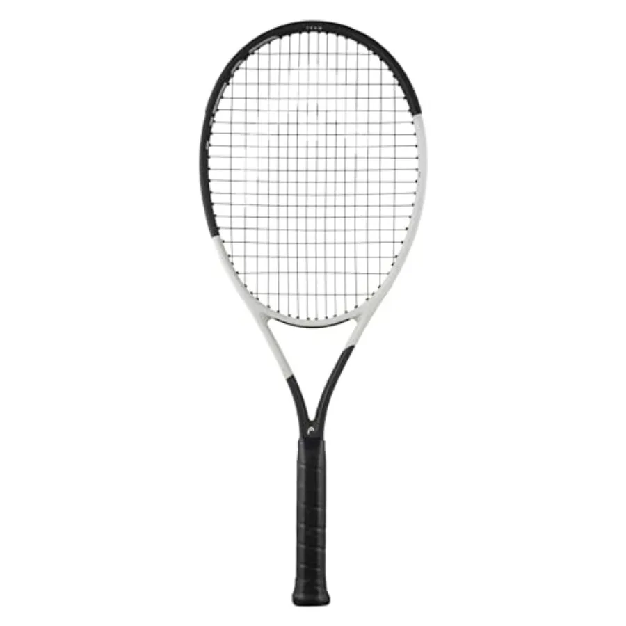 

Auxetic 2.0 Speed Team Tennis Racquet for Competitive Play Graphite Frame Black and Red Color Advanced Impact Resistance and En