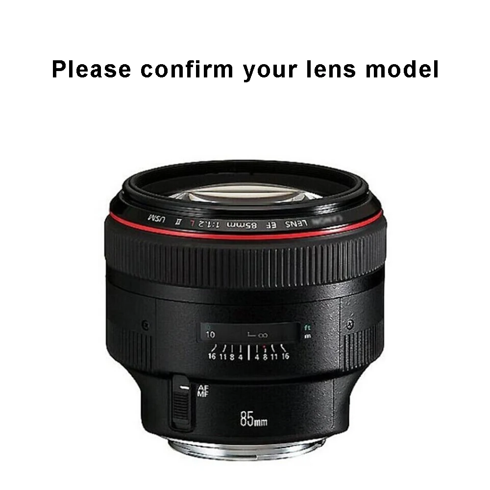 Anillo de goma de agarre de enfoque de lente para Canon EF 85mm f/1.2L USM o Canon EF 85mm f/1.2L II USM, accesorios de cámara, pieza de reparación