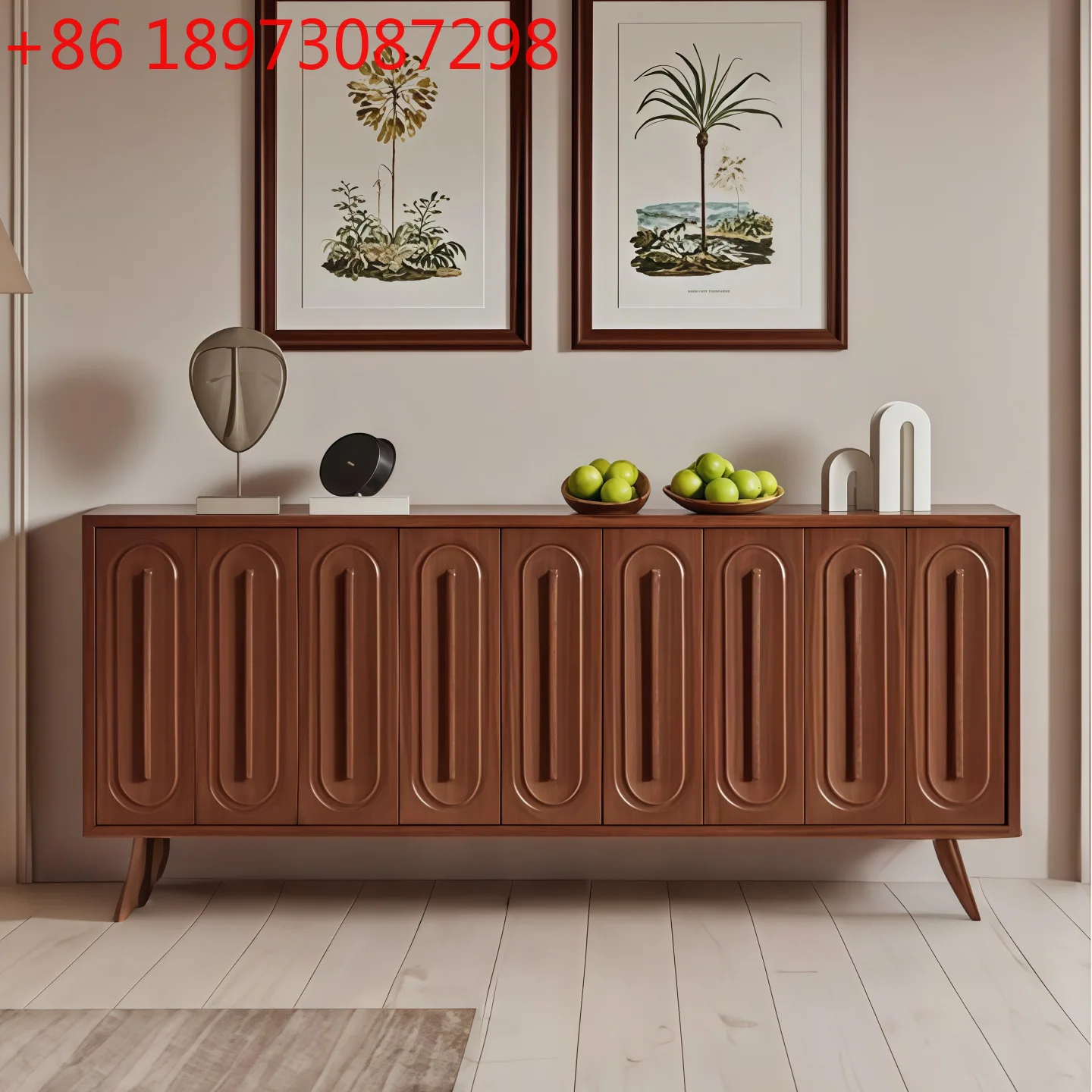 

Итальянский минималистичный лакированный буфет, настенное хранилище в гостиную, входной шкаф для хранения вещей