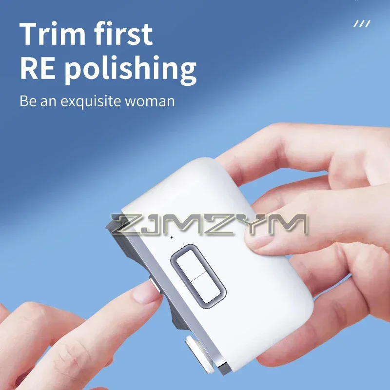 ปัตตาเลี่ยนไฟฟ้าอเนกประสงค์แบบ2-in-1ปัตตาเลี่ยนชาร์จ TYPE-C กันหยิกและที่ตัดเล็บขัดเงาทำเล็บ