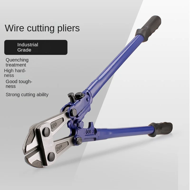 Cutter 1Pcs Wire Clamp Cutting Plier Wire Rope Rebar Lock Chain Cutters Rebar Cutter Bolt Cutter Heavy Duty Alloy Steel Bolts