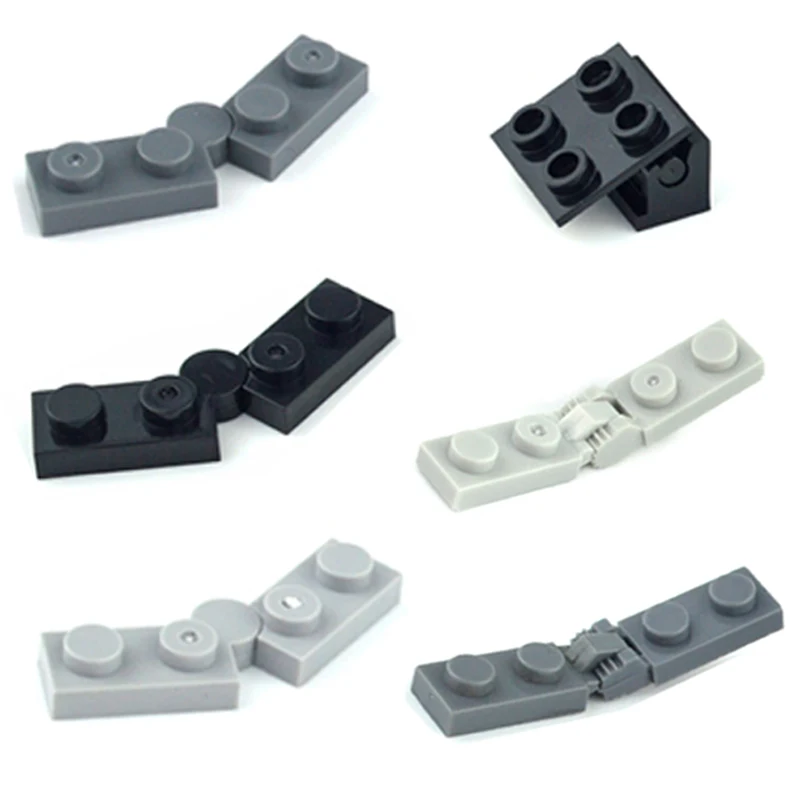 DIY Building Blocks 44302 44301 2429 2430 Changeover Catch Hinge brick high-tech Parts DIY MOC Parts Creative Toys 73983 6134