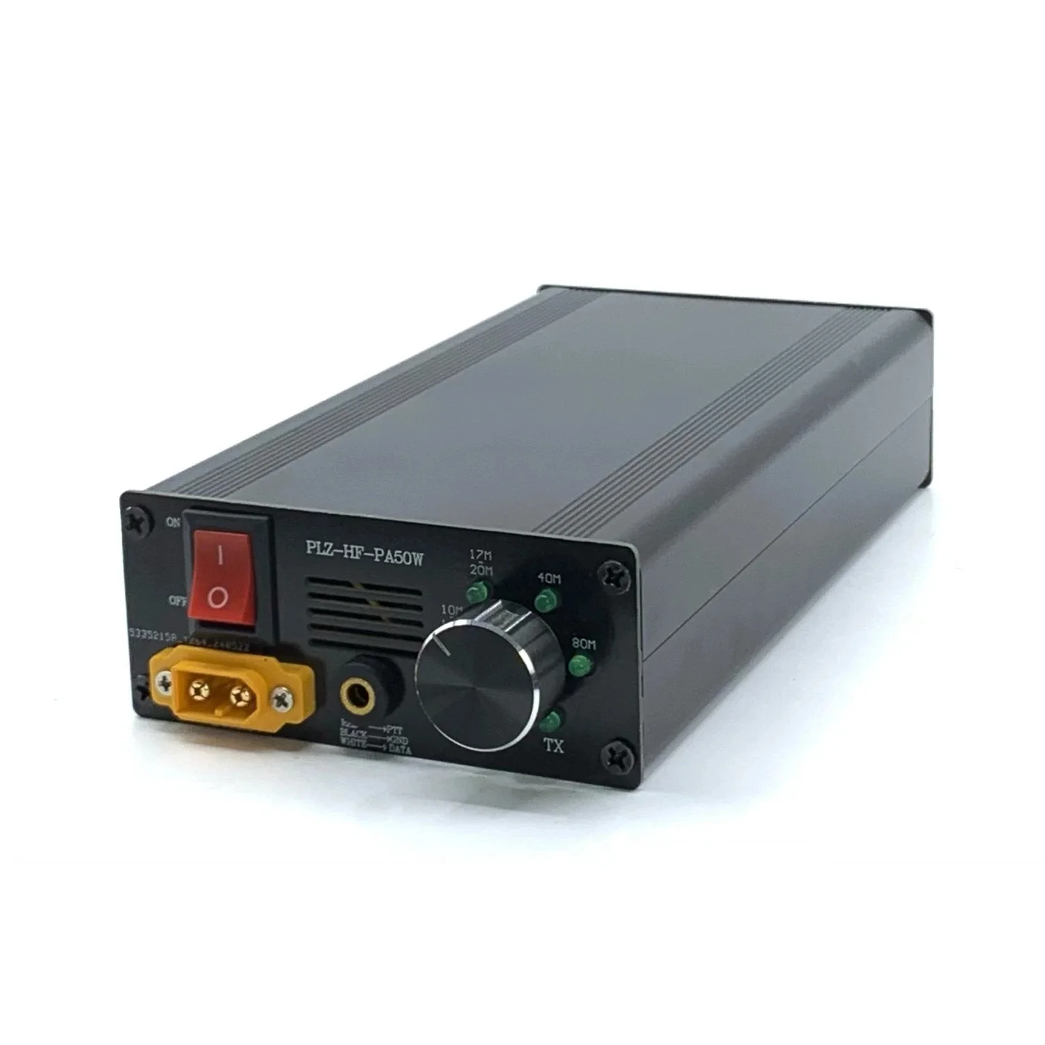 50W Portable Shortwave Radio 2MHz-30MHz RF Power Amplifier with 4-level Low Pass Filter Support for ICOM/XIEGU Band Switch