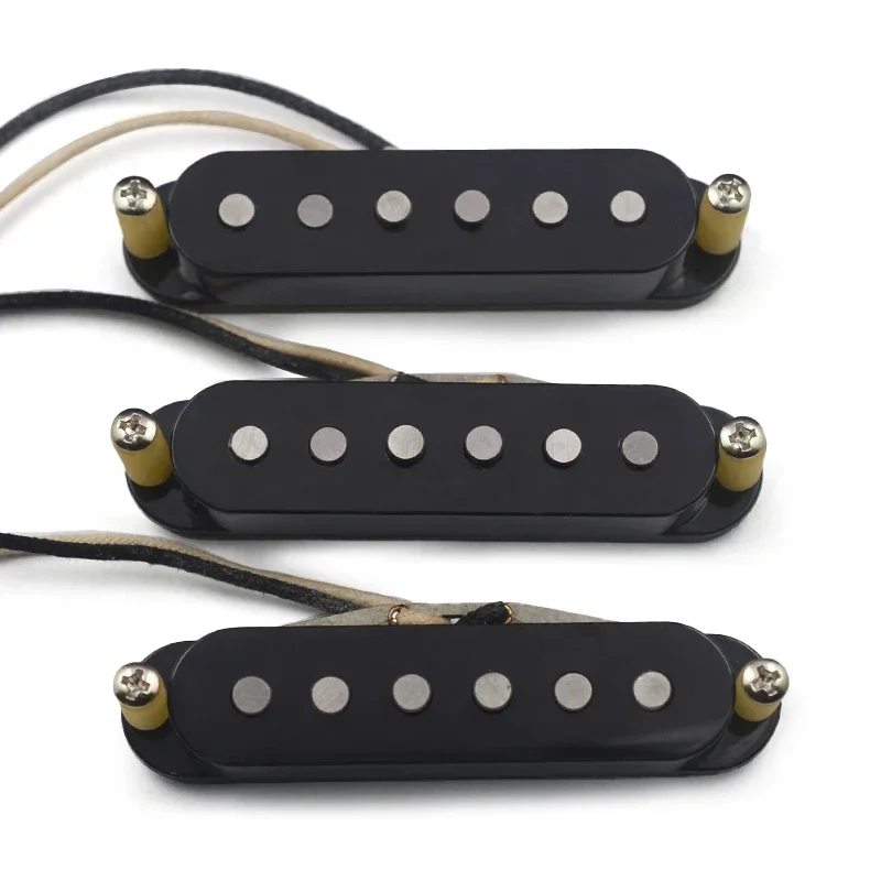 SSS Alnico 5 Vintage Staggered ST Style Electric Guitar Pickup, Handmade 50\'s Sound Style, Electric Anico V Guitar Pickup