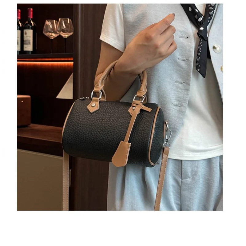 

Женская сумка через плечо премиум-класса из кожи с изогнутым принтом и Парижская повседневная винтажная аккуратная легкая повседневная сумка ​