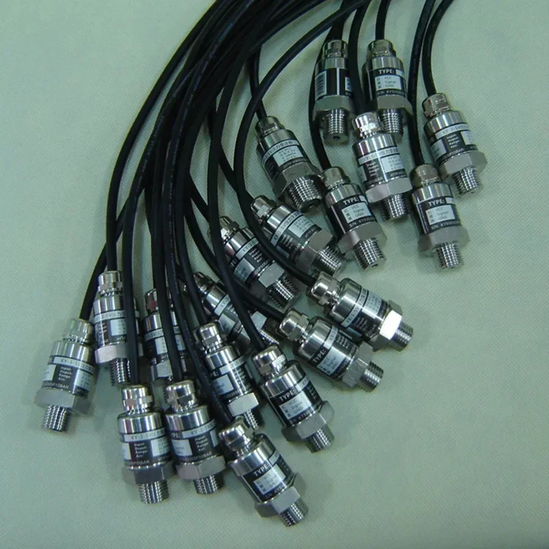 Pressure Sensor, Stainless Steel Customized Range, Three-wire System 0-10Bar, 2 Points Thread Interface Lead