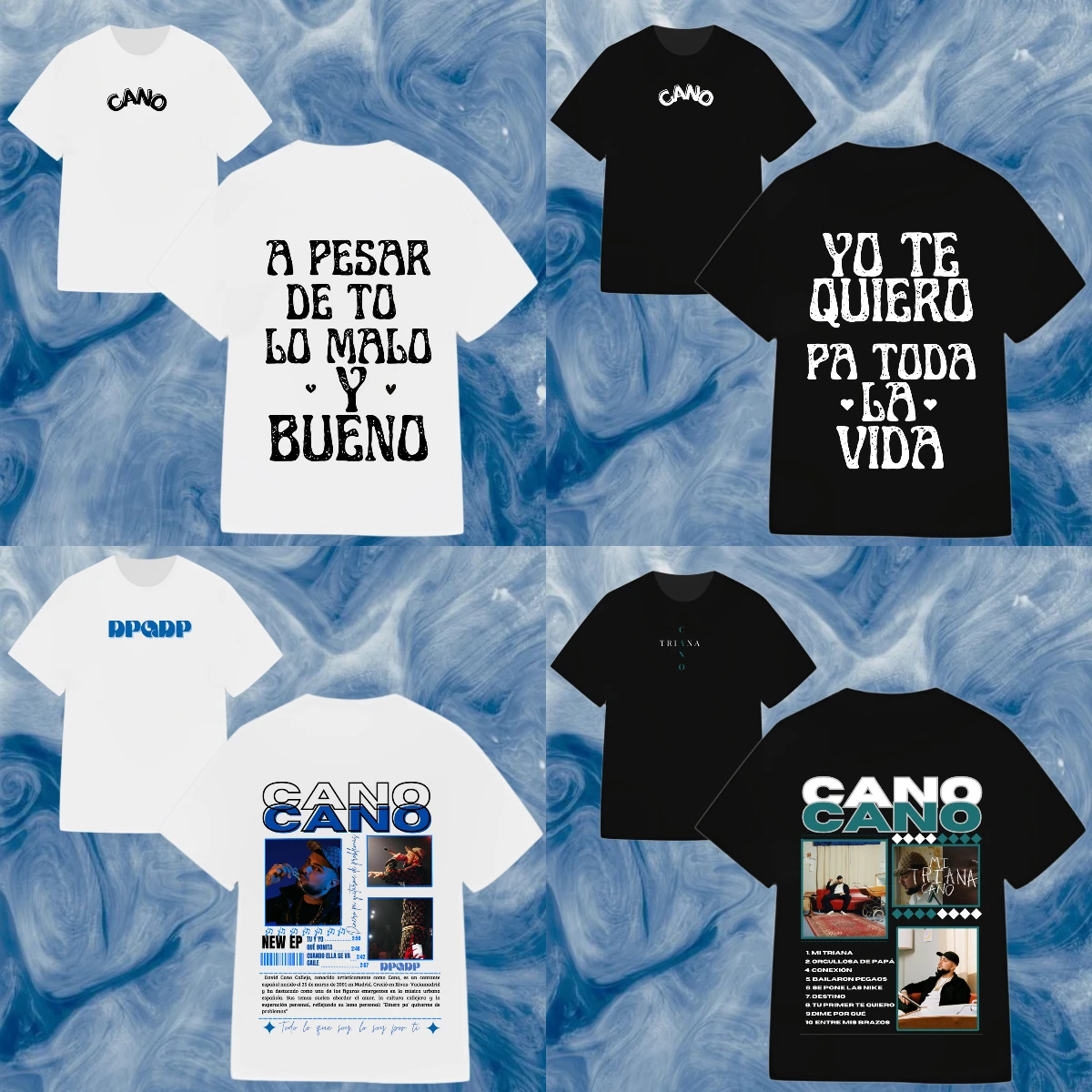 

Summer Women's T-shirt Rapper Cano Triana Print T-shirts Oversized Top Men Women T Shirts Casual Short Sleeves Female T-shirts