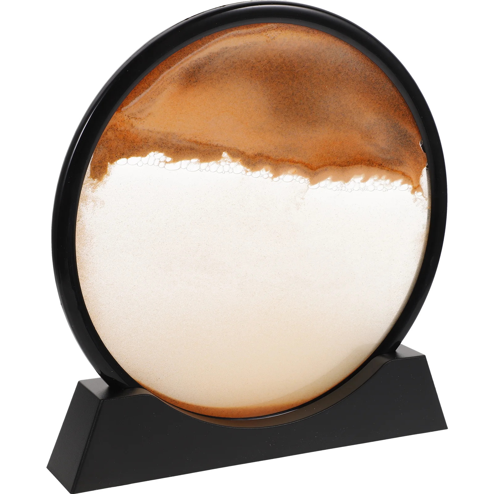 3D Quicksand Painting Hourglass Sandbox Toys Ornaments Picture Frame Desk Office Moving Wall Travel