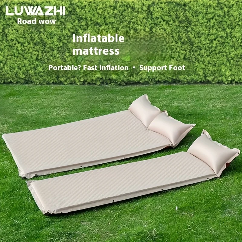 

Автоматическая надувная подушка для кемпинга на открытом воздухе, плавучая кровать, коврик для палатки на открытом воздухе, коврик для кемпинга на одного человека,