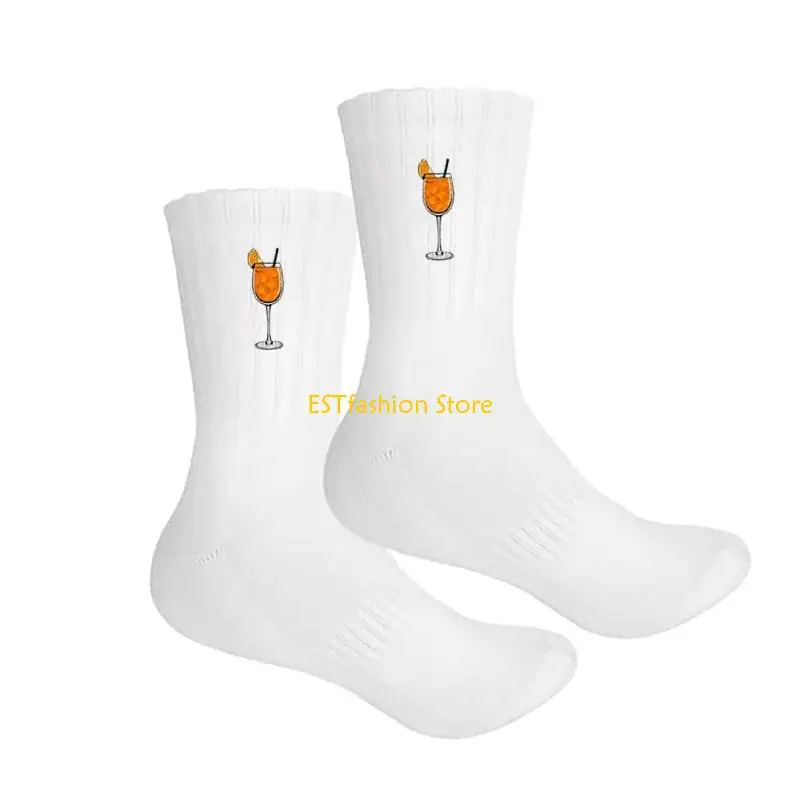 

Y5GC Women Men Cotton Socks Soft Above Ankle High Socks Fun Novelties Bootie Dress Socks Middle Tube Socks Hosiery