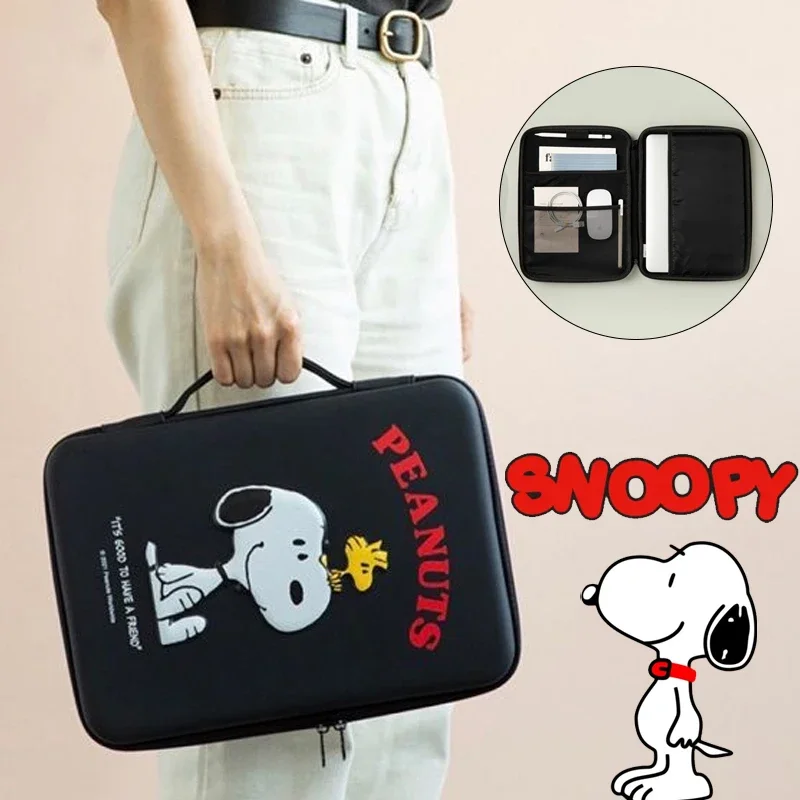 Snoopy Tablet PC Torage Case Cartoon Portable Laptop Bag for 11 Inch for Macbook Xiaomi HUAWEI HP Dell Laptop Carrying Bag Cover