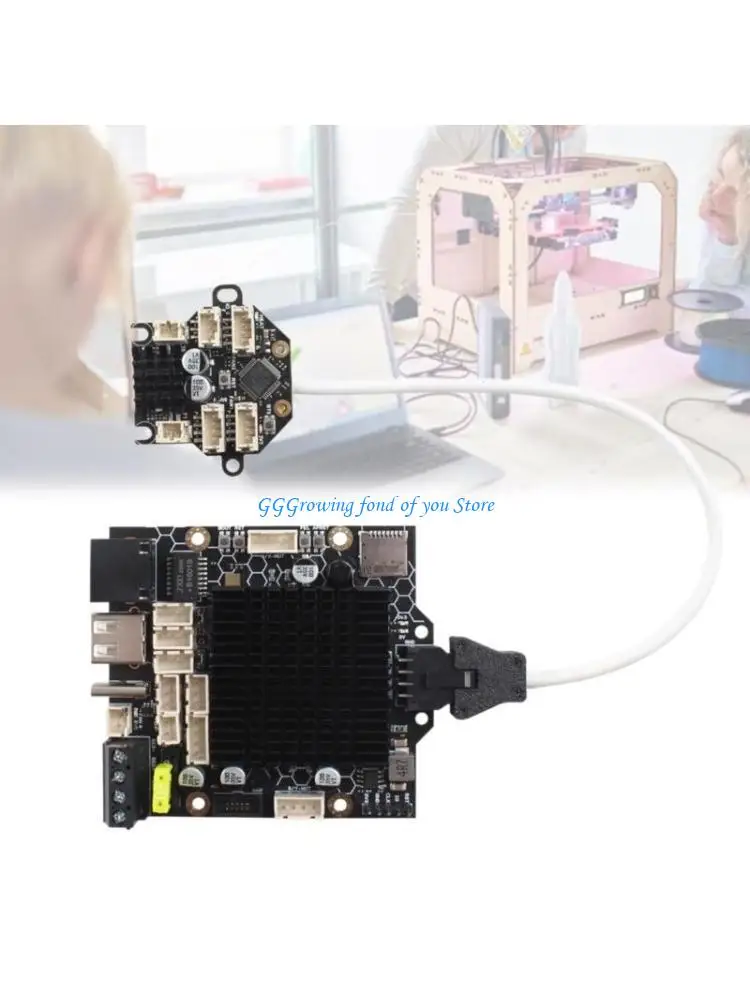 

H9EB M36 Hub Board Base on STM32F072 Onboards TMC2209 and ADXL345 Mainboard for Nema14 36 Step Motor
