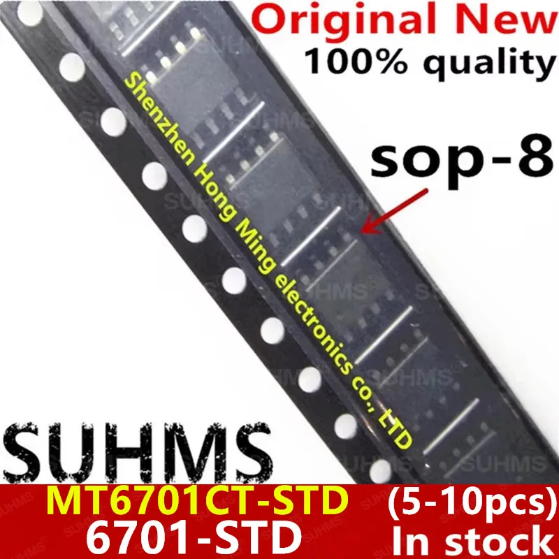

(5-10piece) 100% New MT6701CT-STD 6701-STD MT6701-STD MT6701CT MT6701 6701CT sop8