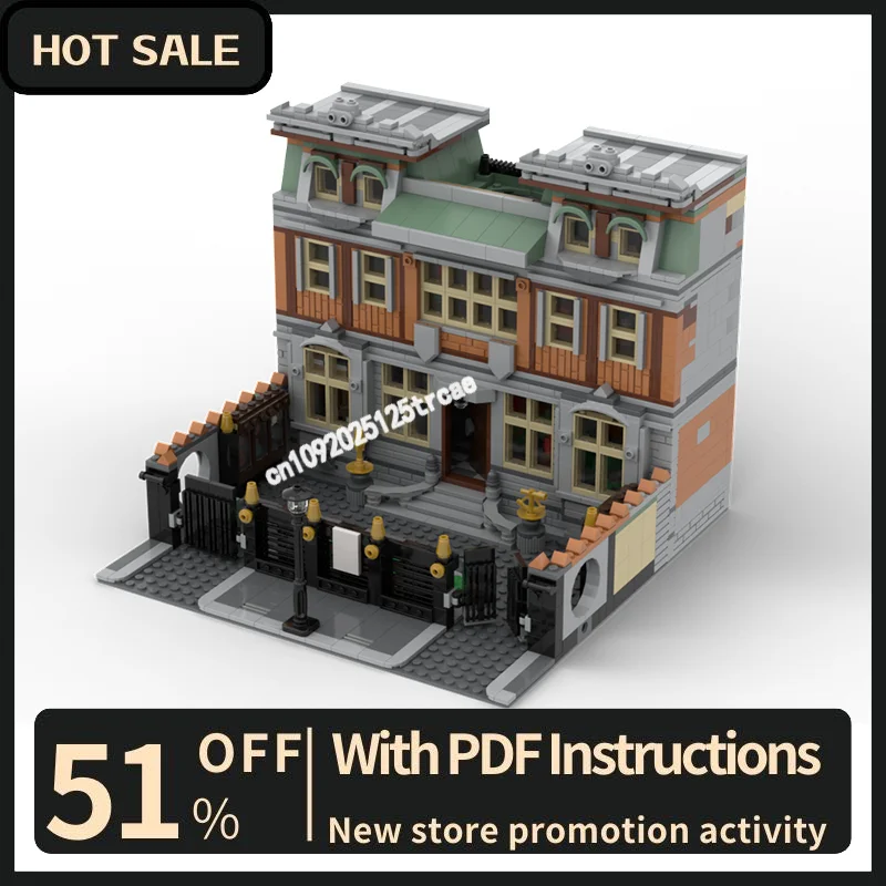 New City Hot Selling Street View Moc Modular Jeweler Town Mansion Model Building Blocks Diy Creative Ideas Kidtoy Birthday Gift