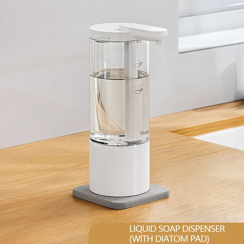 Imagem -06 - Dispensador de Sabão Líquido Automático Recarregável Usb Mão sem Toque Alta Capacidade Detergente Banheiro Cozinha 500ml