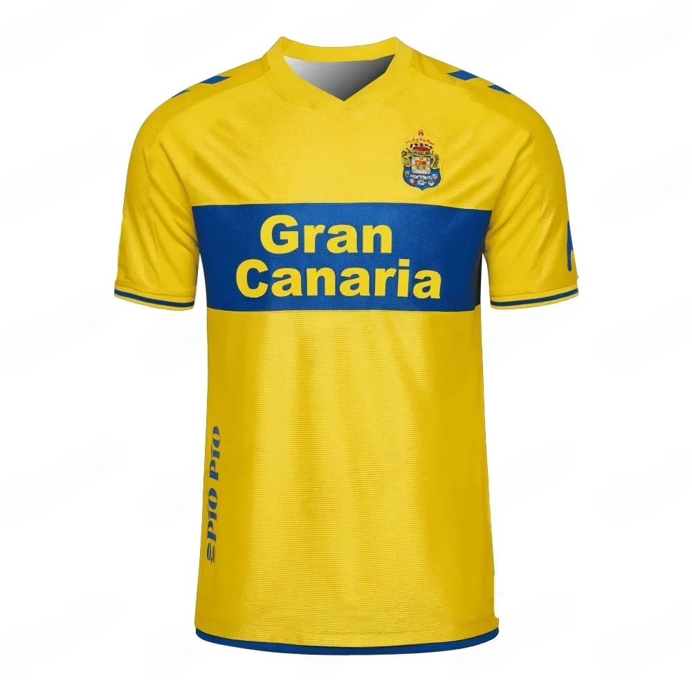 2026 New Spanish Las Palmas Concept Football Shirt Printed Quick Drying Casual Daily Sports Men's Short Sleeved T-shirt