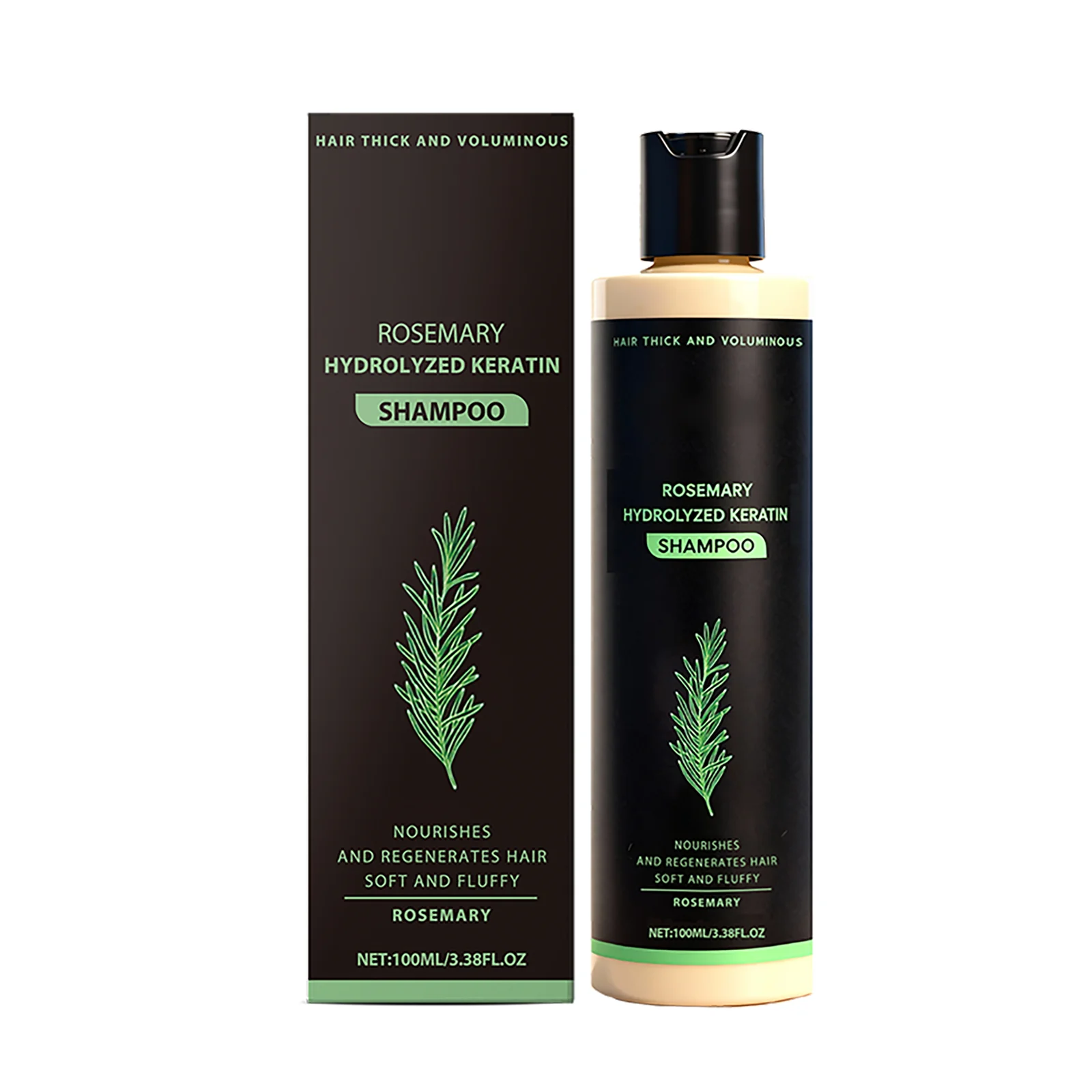 Rosemary Hair Growth Shampoo Reduce Hair Loss Clean Dandruff Repairs Split Ends Nourish Soothes Scalp Thickening Hair Shampoo