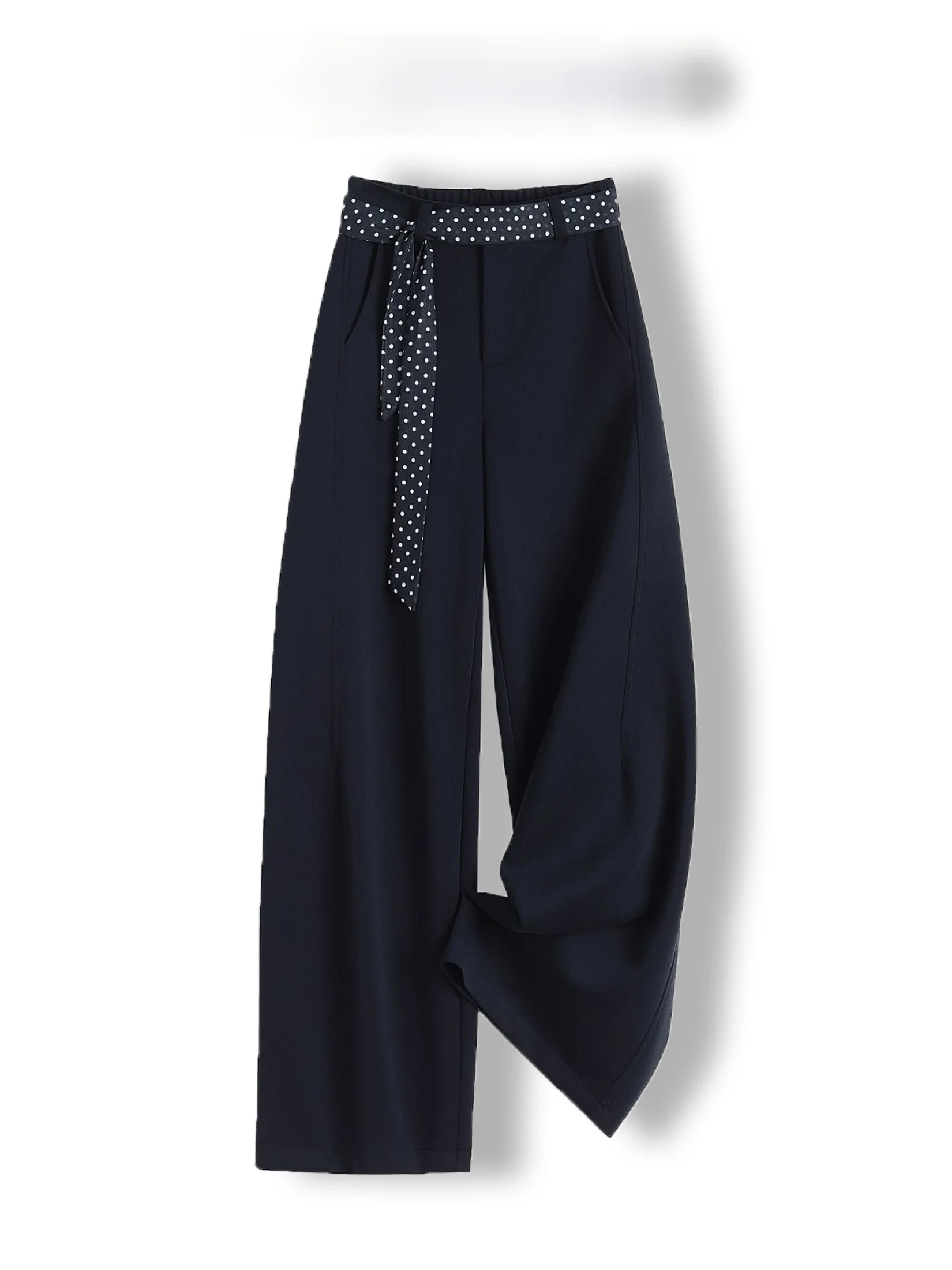 High Waist Wide Leg Casual Pants Lotus Protein Smooth Fashionable Highji Sensation! Casual Comfortable Women's Trousers