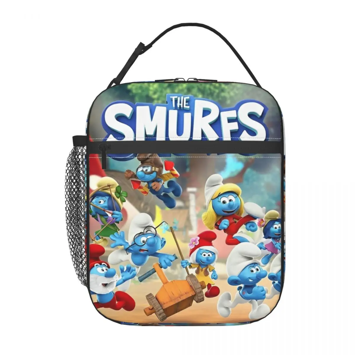 Insulated Lunch Bags S-Smurfsed Anime Movie Merch Storage Food Box New Arrival Thermal Cooler Cartoon Lunch Box For School