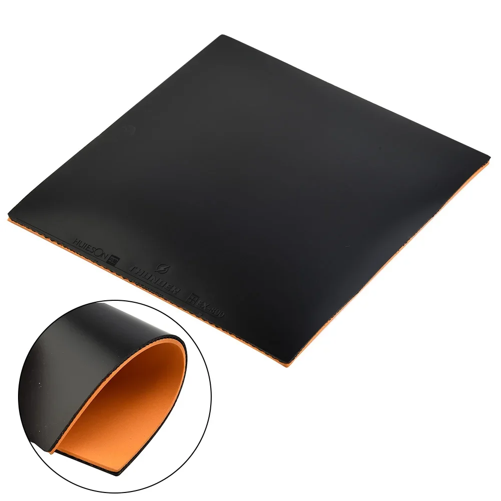 1/2 قطعة تنس الطاولة المطاط الصلب الإسفنج بينغ بونغ المطاط عكس لاصق هجوم سريع بينغبونغ المطاط الأحمر/الأسود