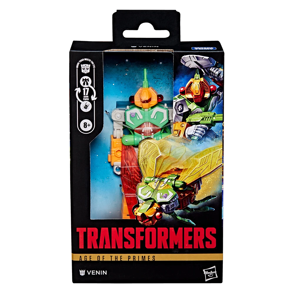 [En stock] Hasbro Transformers Original Age of the Primes Venin coleccionable 14cm figura de acción de clase de lujo juguetes