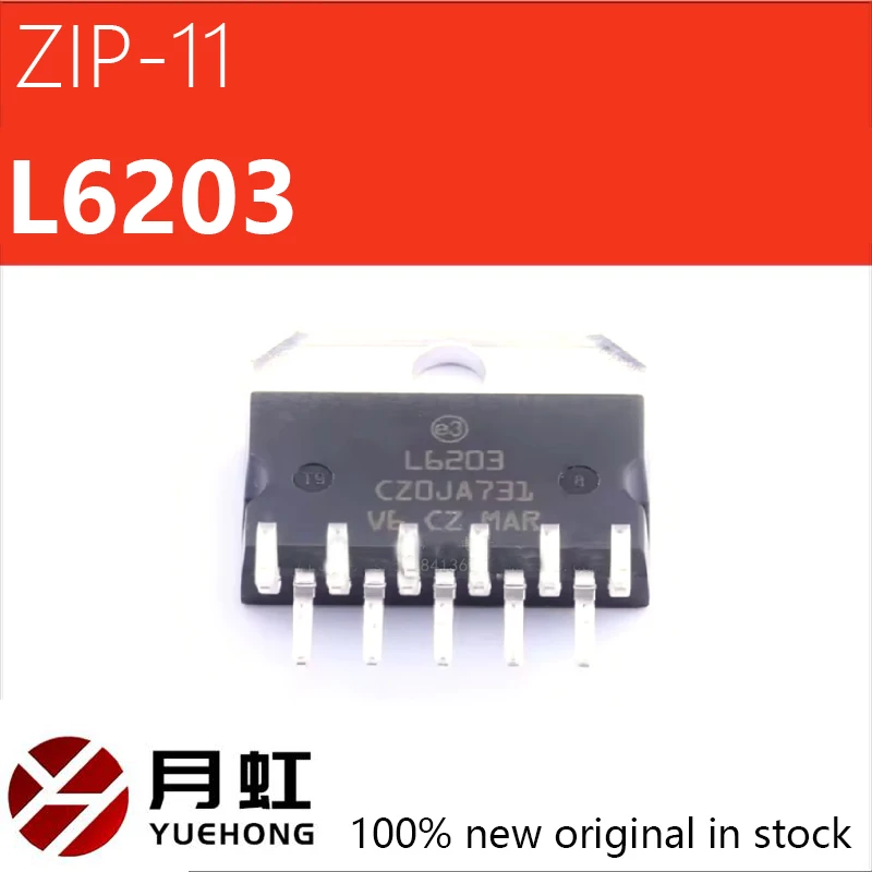 L6203 48V Motor Driver Chip, recém-importado, original, pacote ZIP-11, 1 Pc, 2 Pcs, 5Pcs