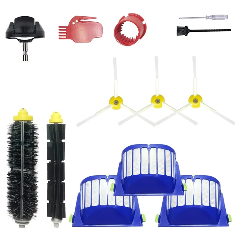 

Сменные фильтры с роликовой щеткой, комплект аксессуаров для Irobot Roomba 600 серии 610 620 650 675 677 692 671 694 691
