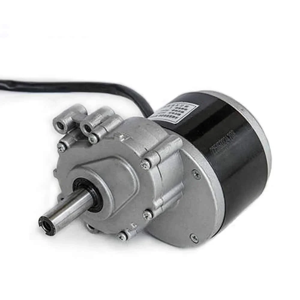 250w 24v 75rpm / 120rpm Low Speed Brush Motor, 44mm Longer Shaft, Shaft Diameter 17mm , Wheel Chair Use DC Gear Brushed Motor