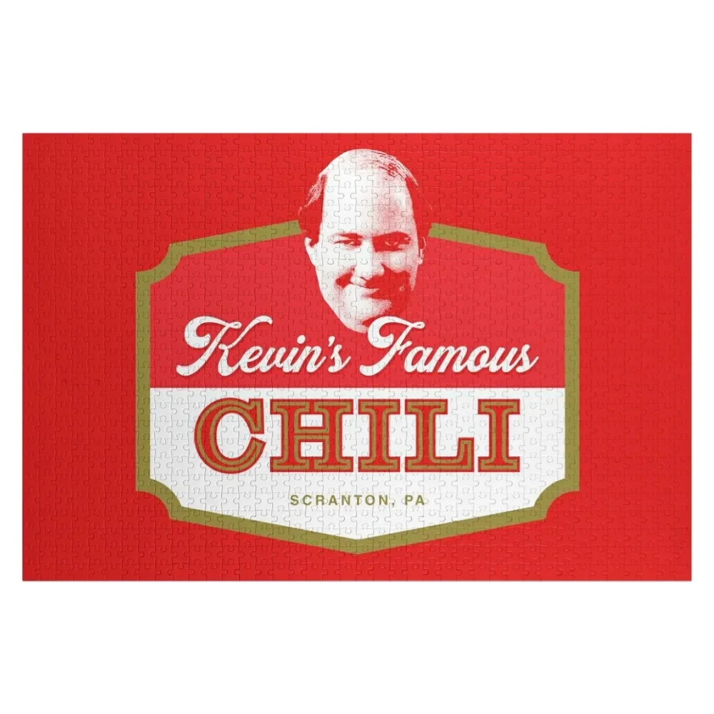 

Kevin's Famous Chili Jigsaw Puzzle Personalized Kids Gifts Personalised Personalized Toys Puzzle