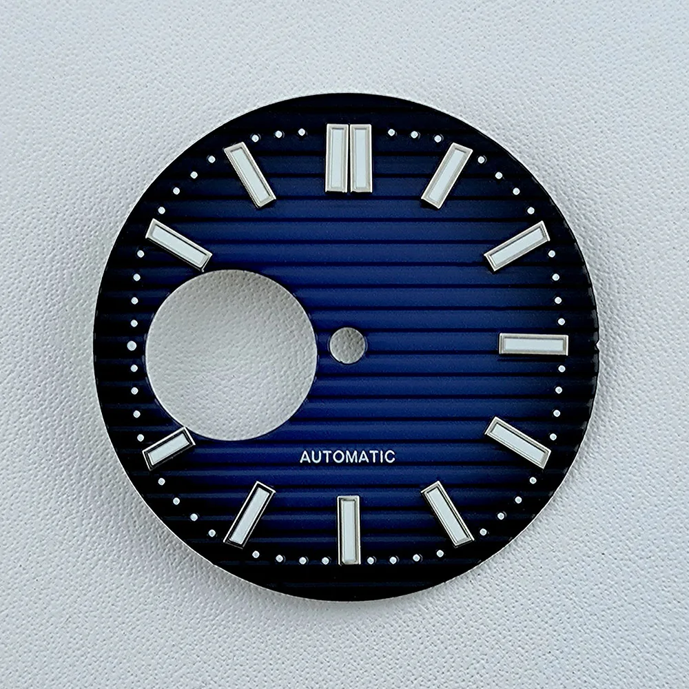 29.5mm Watch Dial N H38 dial Custom logo dial green luminous suitable for N H38 movement watch accessories repair tool