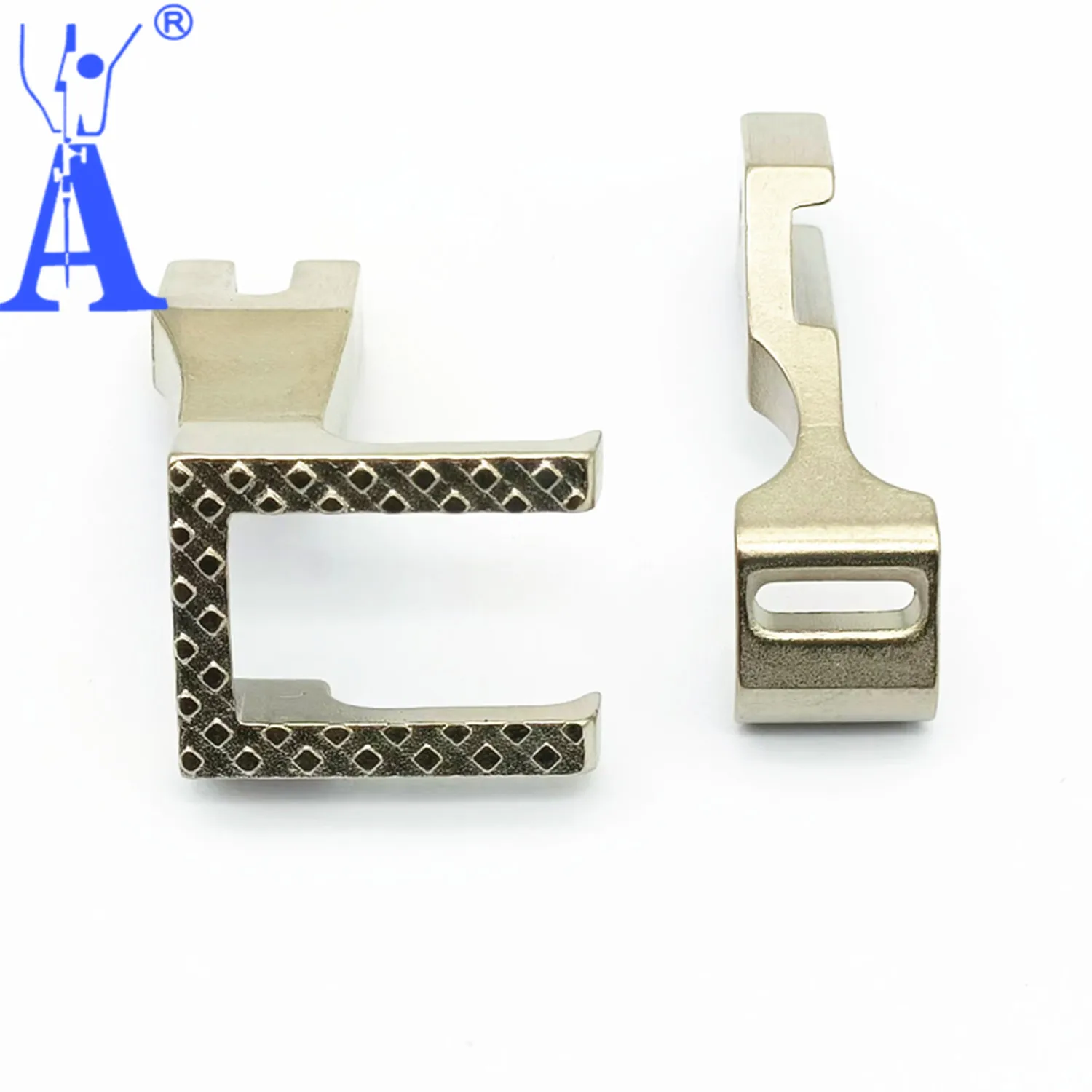 Triangle 2530 Double-Sided Open Stitch Presser Foot for Seam Machine Herringbone Single-Side Overlock Presser Foot 1530