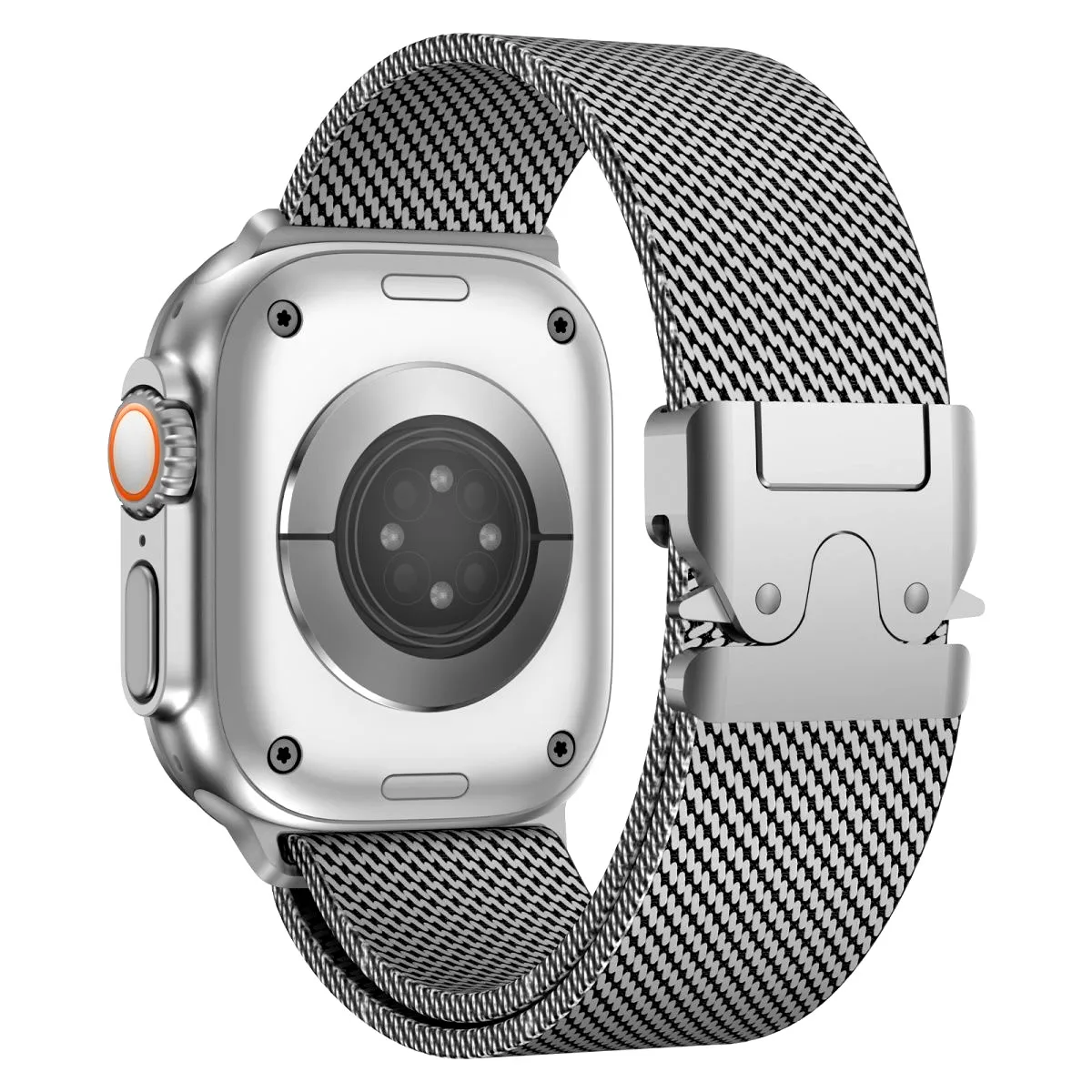 Pasek Milanese Loop do Apple Watch Series 10 9 8 7 6 5 SE Pasek z siatki ze stali nierdzewnej do iWatch Band 44mm 40 45 41 38 49 42 46mm — zdjęcie 4