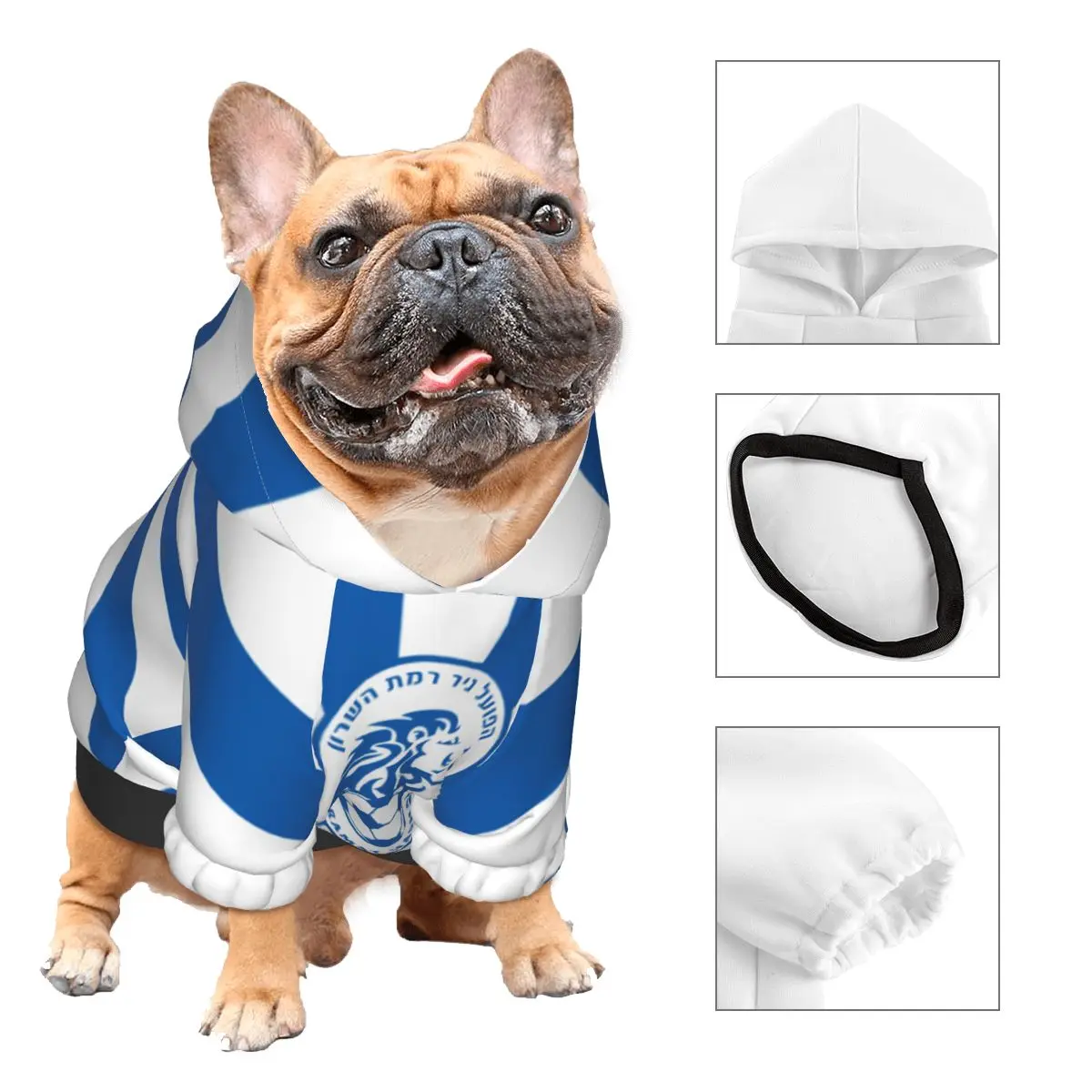 Israel Hapoel Nir Ramat Hasharon Fc Haustier Hund tragen Hoodie Welpen Kostüm Hund Winterkleid ung Pullover Haustier Kapuze Sweatshirts Mantel